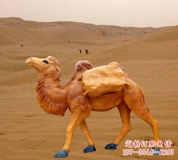 泰州玻璃钢骆驼雕塑