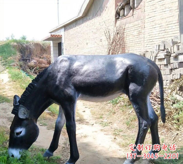 泰州玻璃钢雕刻毛驴,传承传统文化