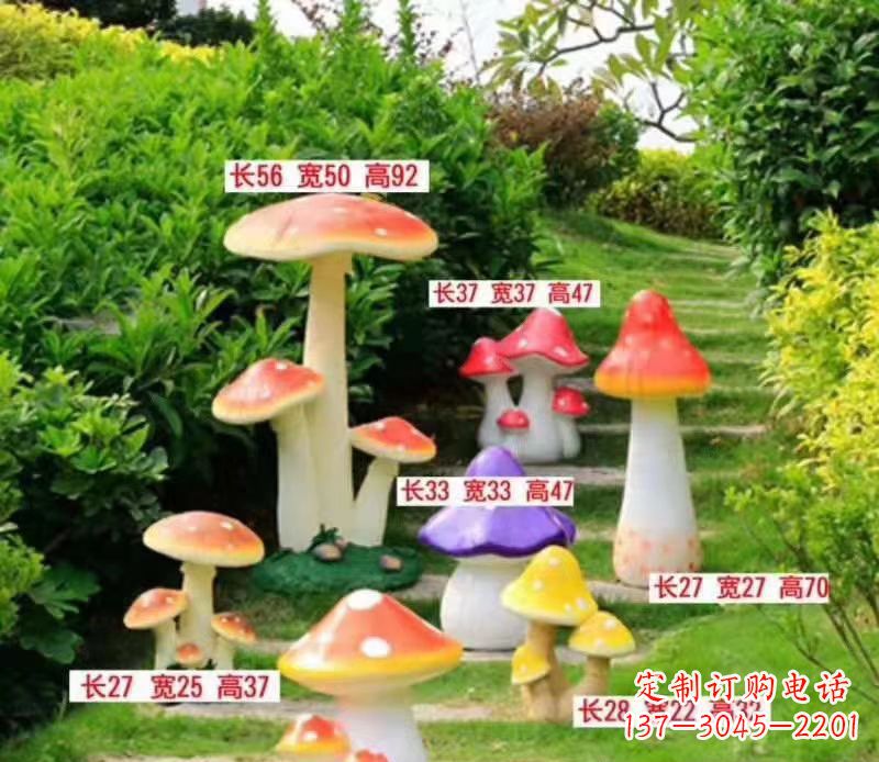 泰州玻璃钢蘑菇雕塑——描绘美丽景色