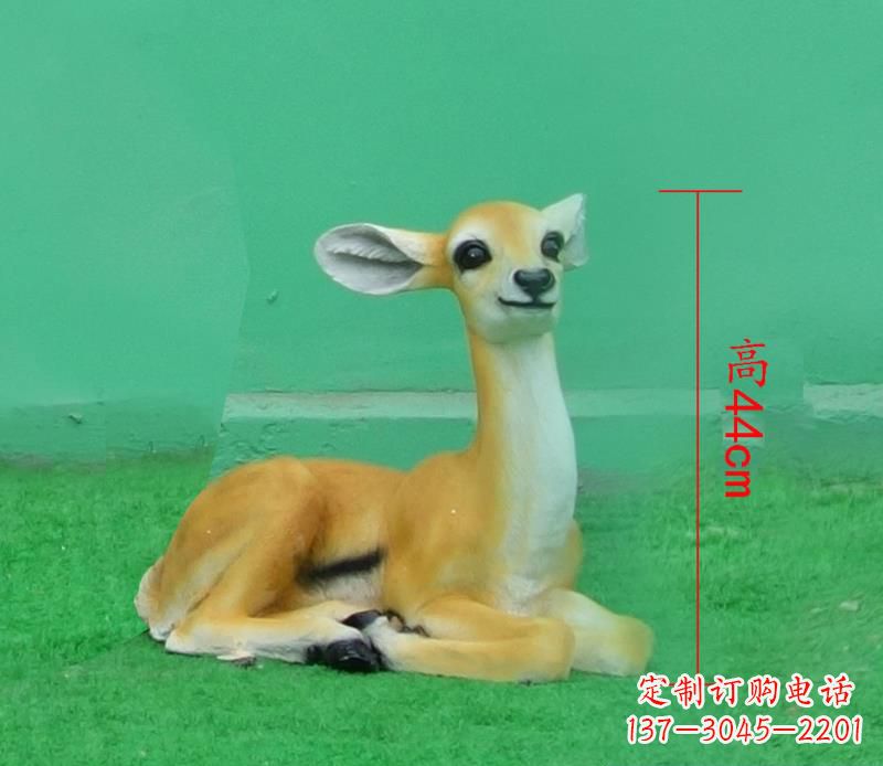 泰州玻璃钢制作的羚羊雕塑