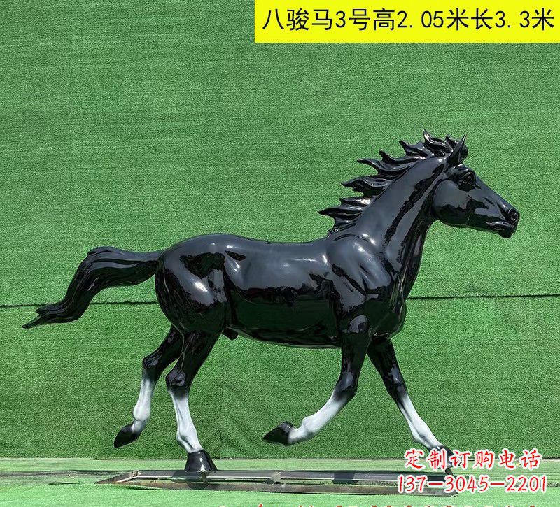 泰州玻璃钢马雕塑一种特殊的艺术品