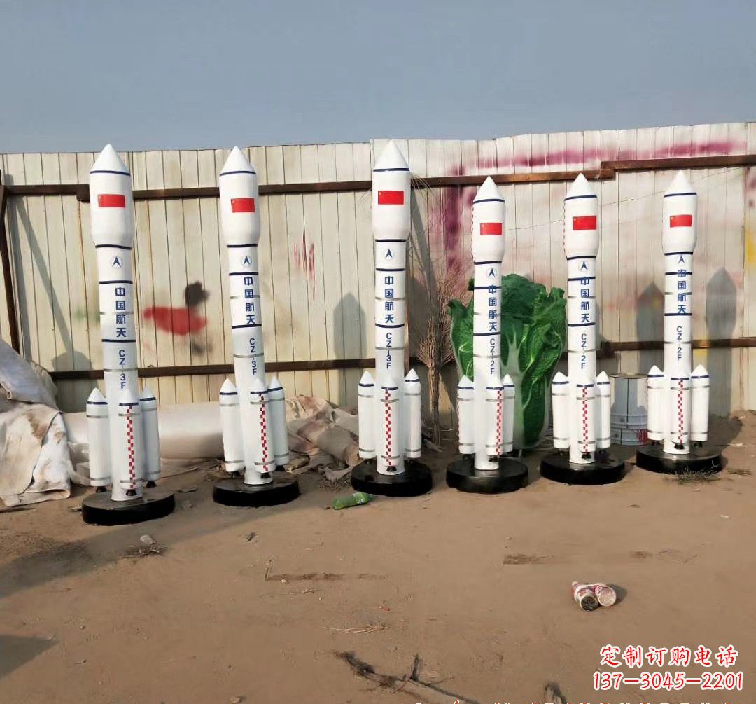 泰州火箭雕塑现代景观艺术的精彩绽放