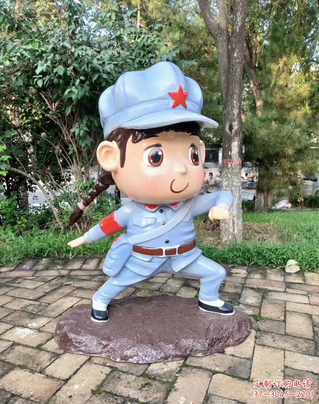 泰州红军雕塑永记革命英雄