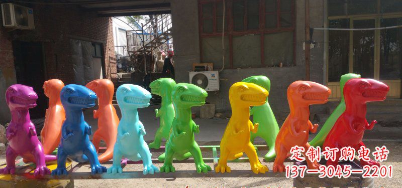 泰州玻璃钢卡通恐龙雕塑