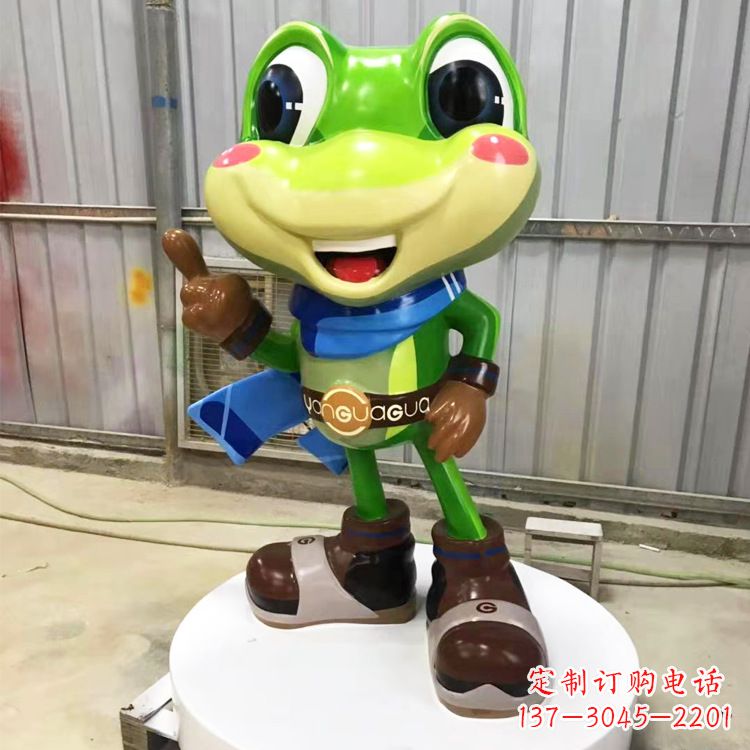 泰州玻璃钢青蛙雕塑——为商场儿童游乐场增添点缀