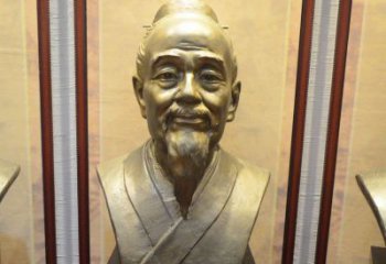 泰州扁鹊医学家铜雕