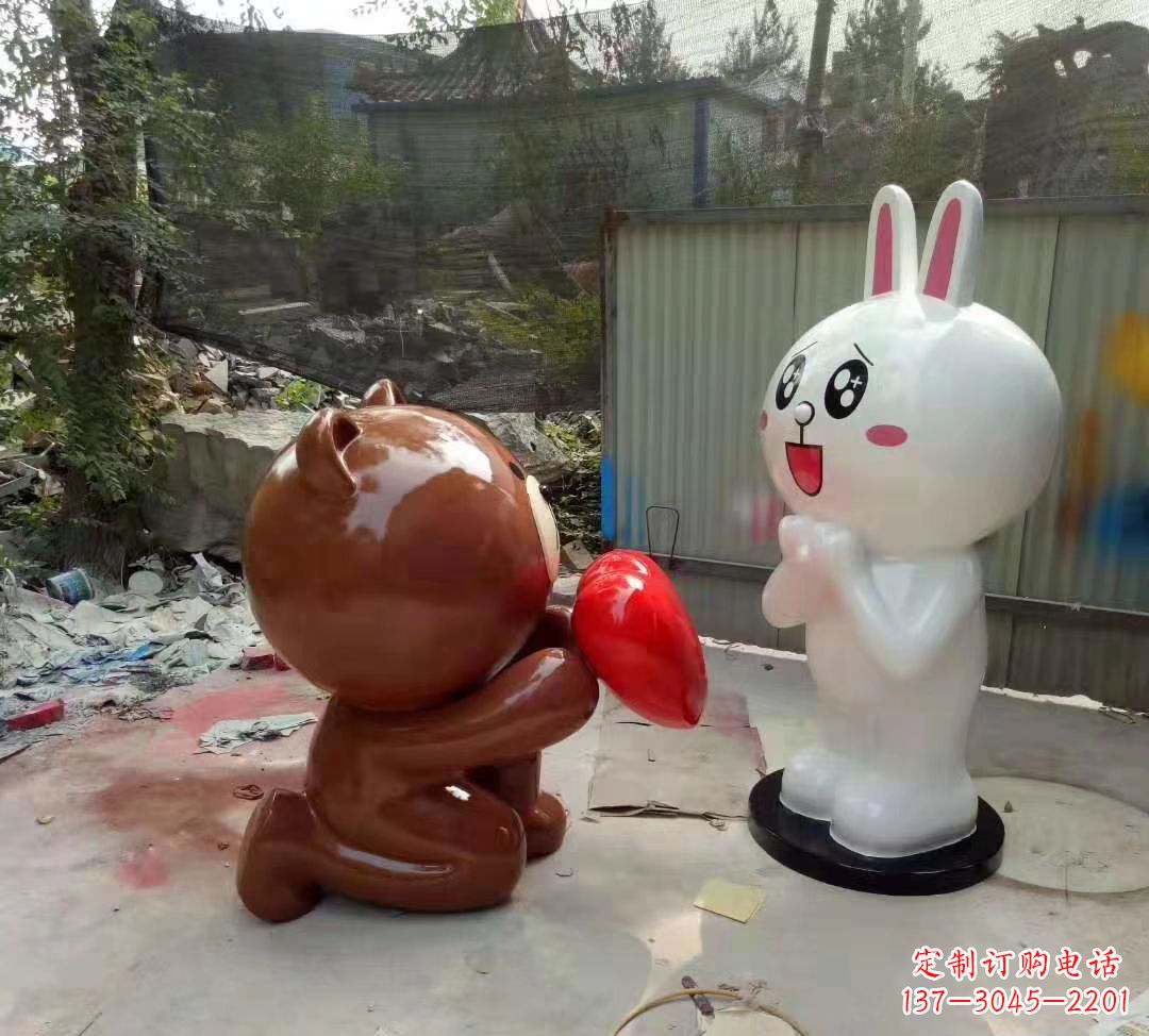 泰州玻璃钢卡通熊猫雕塑精美的动物雕塑