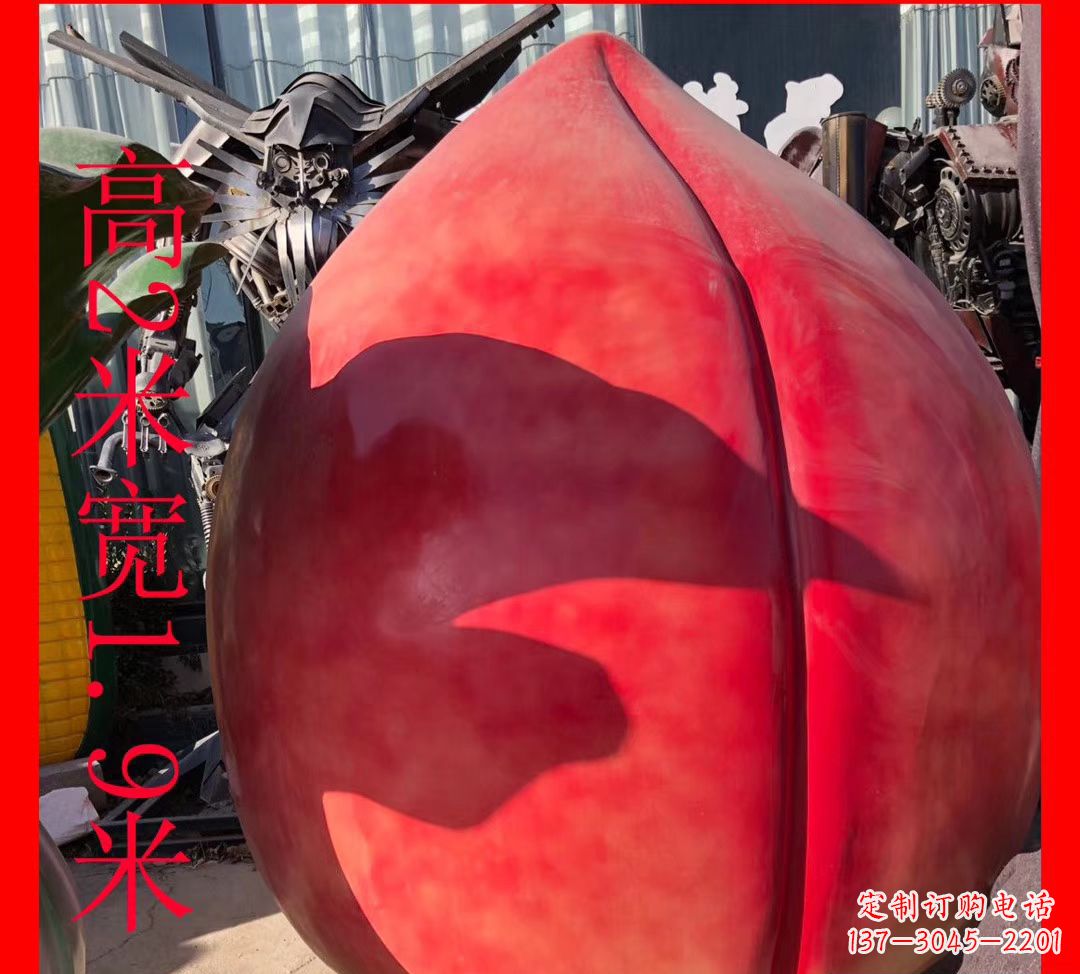 泰州玻璃钢水果雕塑——给你一个美好的景观