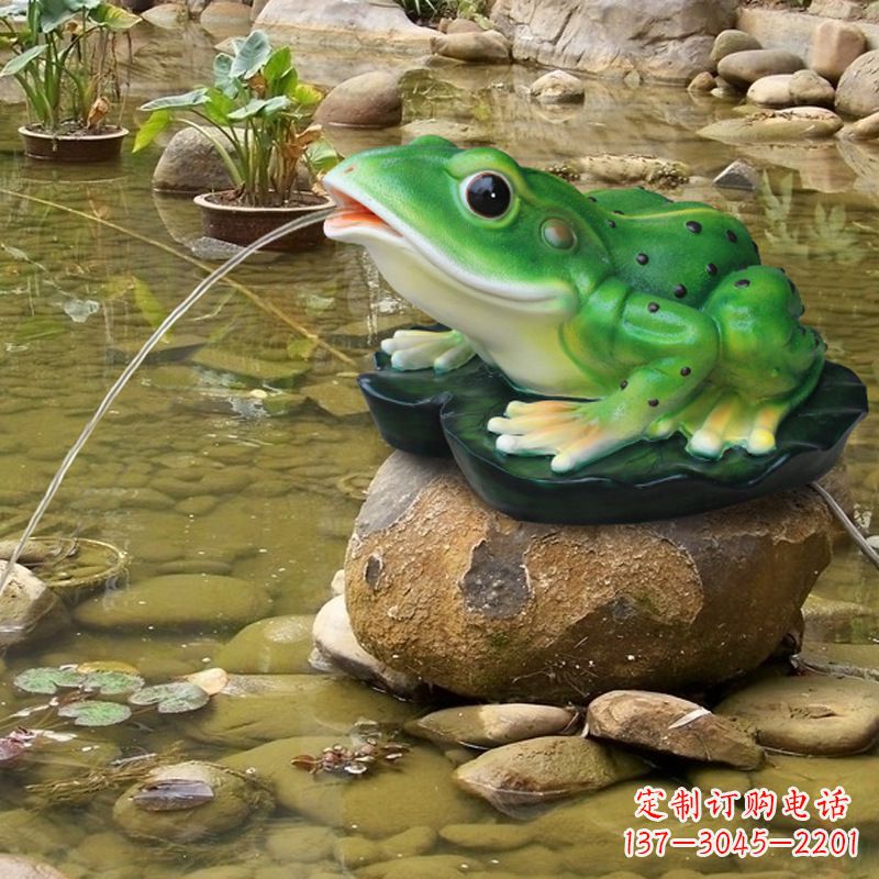 泰州玻璃钢青蛙雕塑——艺术与自然的完美结合