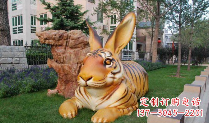 泰州玻璃钢兔子雕塑精致、经典、永恒