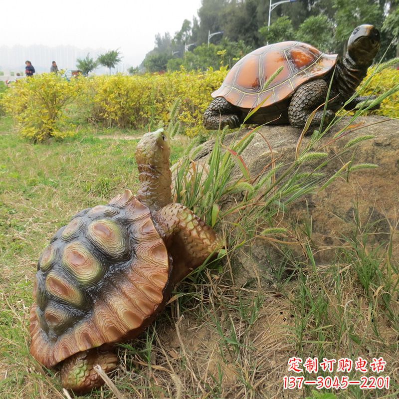 泰州玻璃钢乌龟雕塑别致而古朴