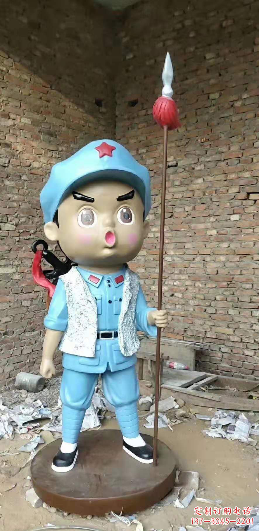 泰州红军雕塑弘扬伟大革命精神