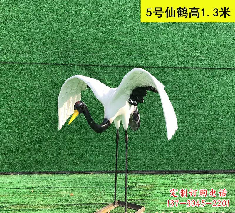 泰州仙鹤雕塑经典之美