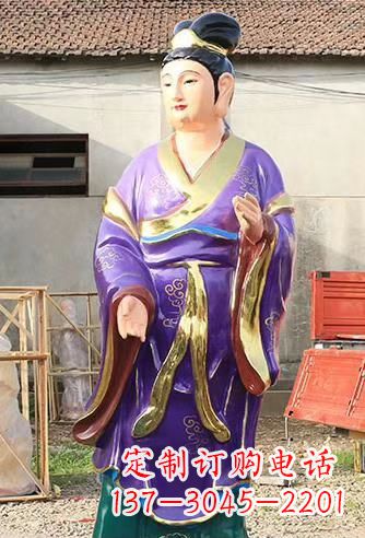 泰州玻璃钢宗教庙宇彩绘八仙神像