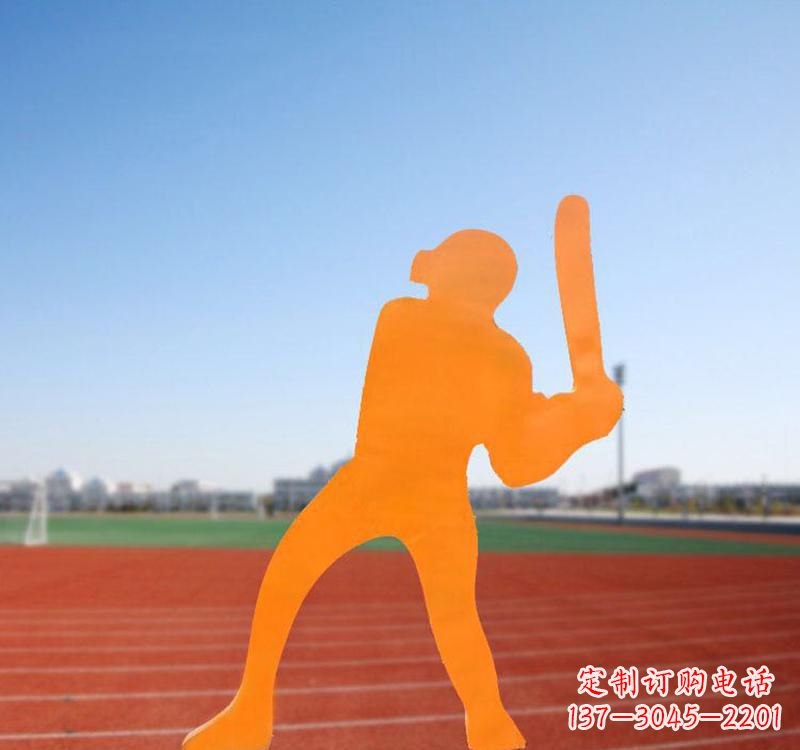 泰州棒球运动人物雕塑传承棒球精神