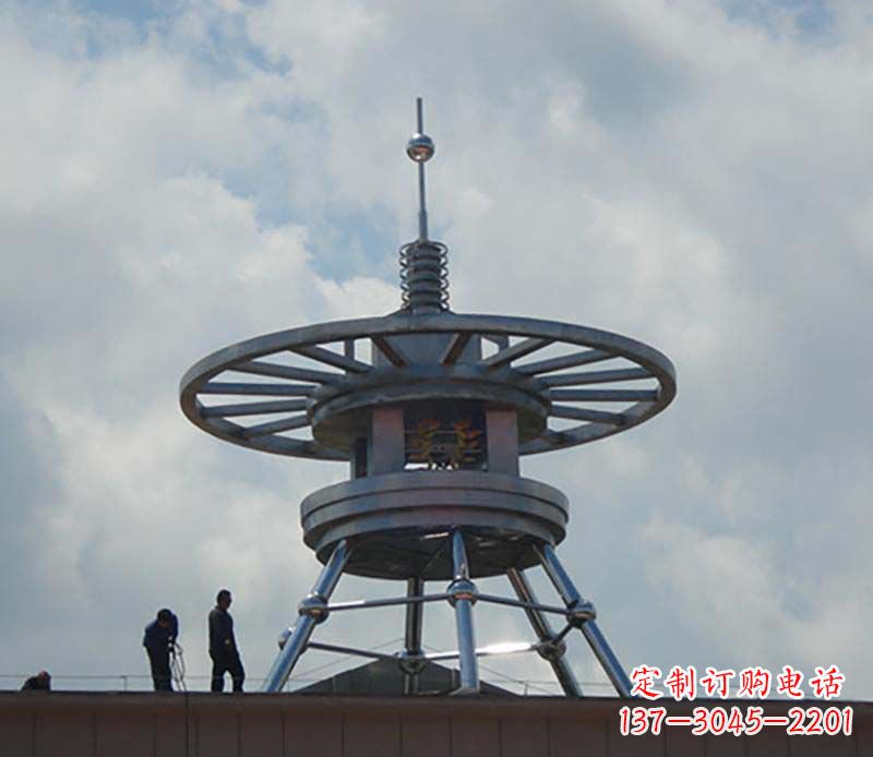泰州不锈钢避雷针景观雕塑——安全防护与美丽结合