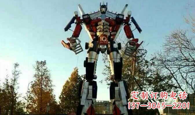 泰州不锈钢变形金刚卡通雕塑