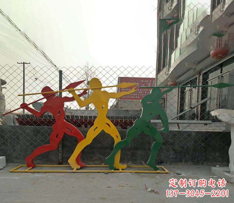 泰州不锈钢标枪雕塑