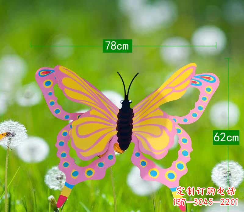 泰州不锈钢蝴蝶雕塑美观耐用的艺术品