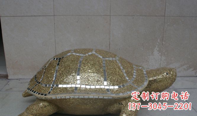 泰州不锈钢彩银乌龟公园景观雕塑艺术与自然的完美融合
