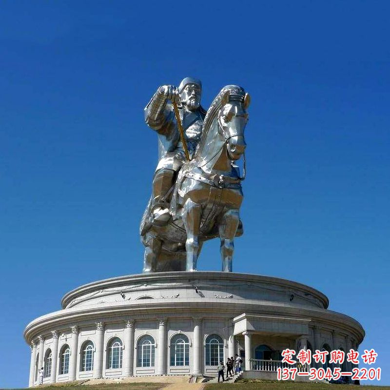 泰州不锈钢成吉思汗雕塑——一座引人入胜的大型雕塑