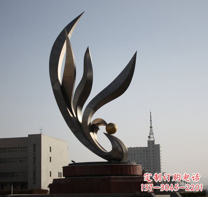 泰州不锈钢凤凰雕塑传承凤凰文化的艺术精品