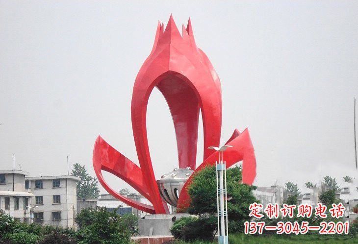 泰州不锈钢莲蓬雕塑——艺术的缩影