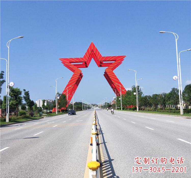 泰州不锈钢城市拱门雕塑
