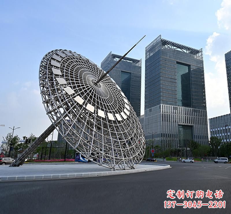 泰州不锈钢城市璀璨的摩天轮雕塑