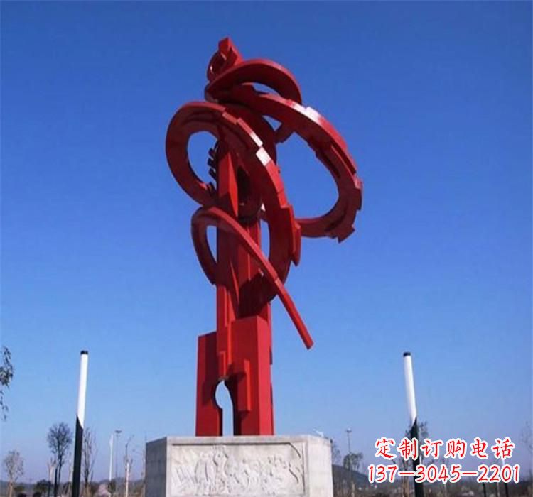 泰州不锈钢齿轮雕塑把技术艺术完美结合