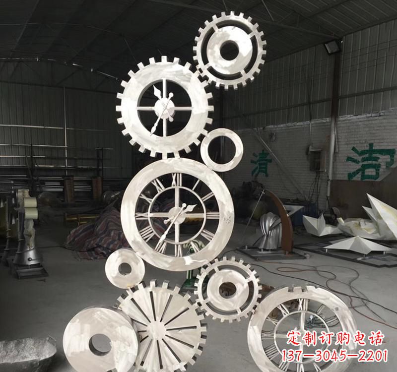 泰州齿轮雕塑精致细腻的艺术品