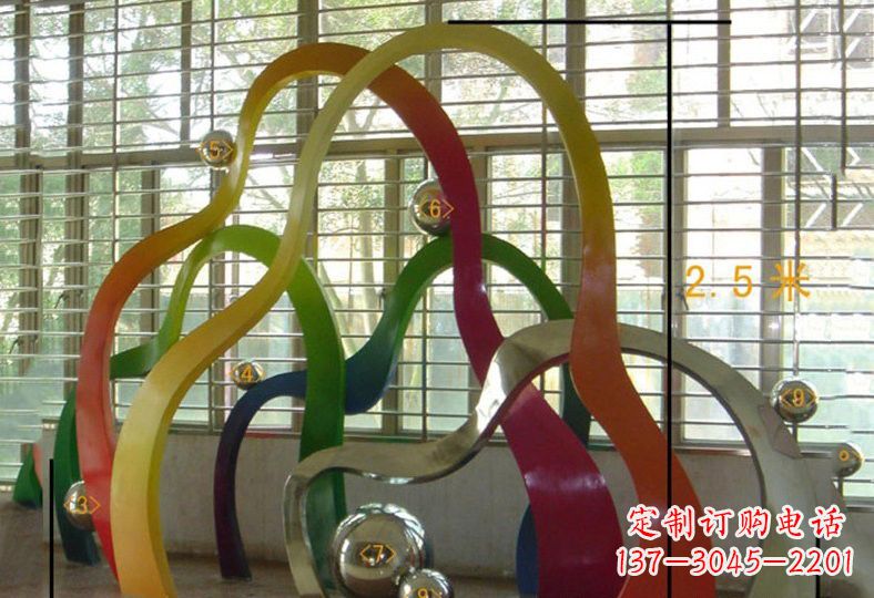 泰州不锈钢假山雕塑精致耐用的艺术品