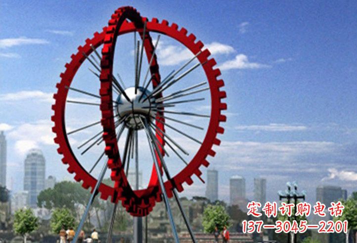泰州不锈钢摩天轮雕塑美丽的景观