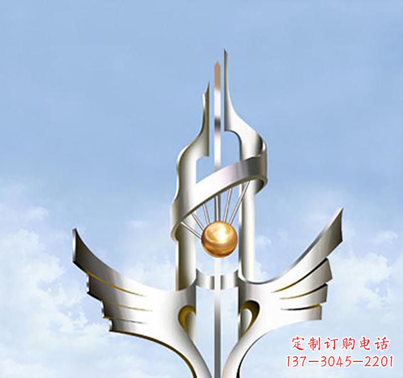 泰州以不锈钢为材料的翅膀雕塑
