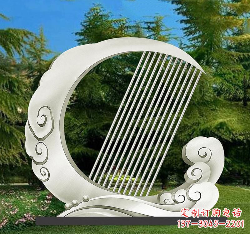 泰州精美的不锈钢月亮雕塑