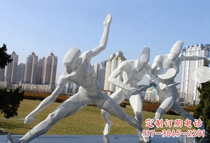 泰州精致不锈钢羽毛球雕塑