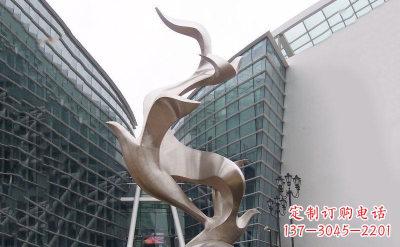 泰州不锈钢大雁雕塑