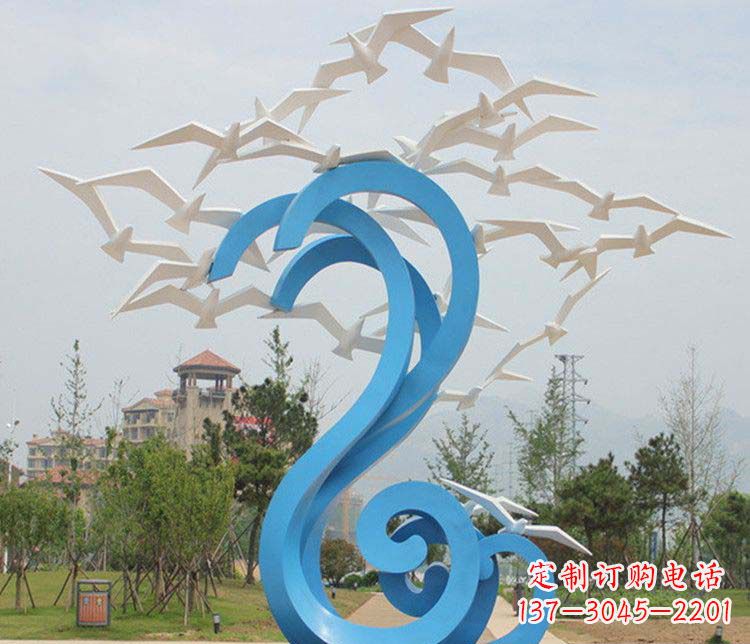 泰州不锈钢大雁雕塑传承传统文化的象征