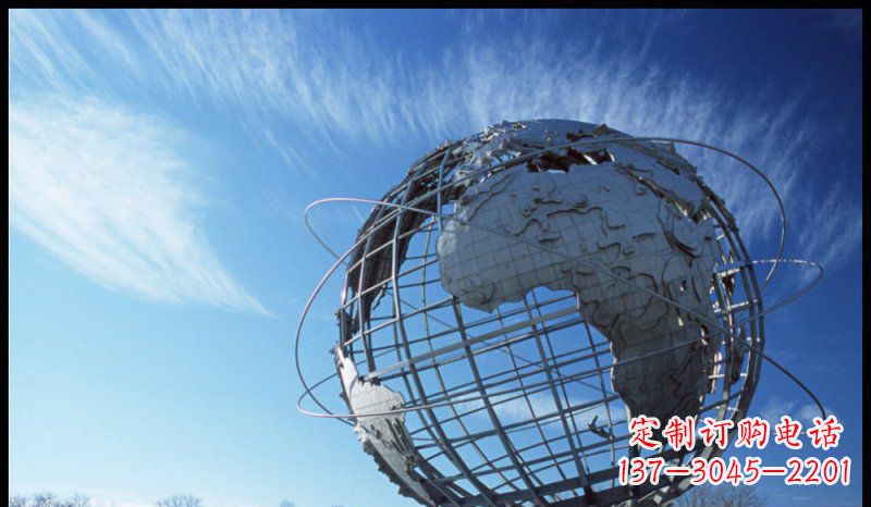 泰州不锈钢制地球雕塑精美的艺术品