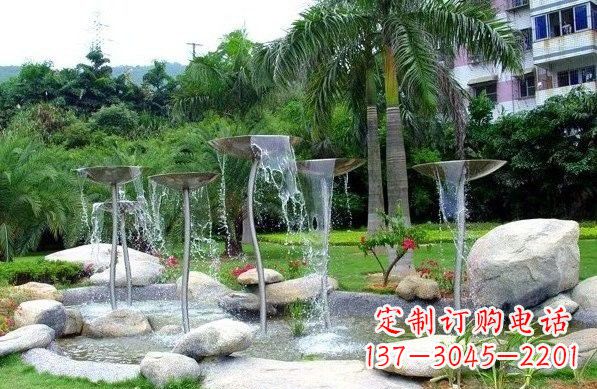 泰州不锈钢喷泉雕塑艺术之美