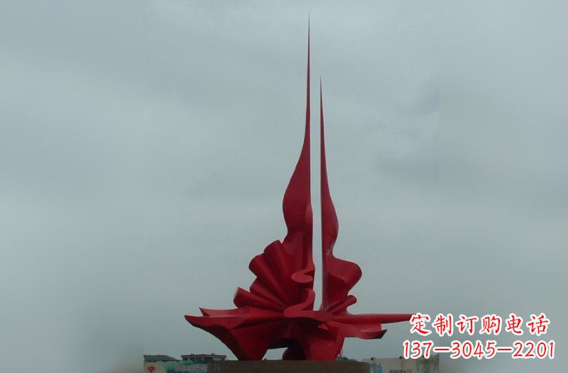 泰州精美不锈钢火炬雕塑