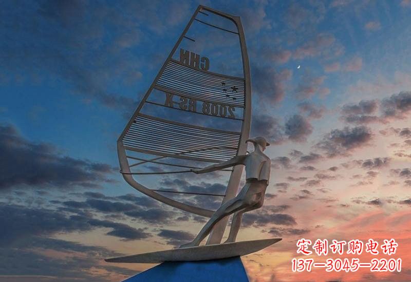 泰州不锈钢帆船雕塑——象征着美丽的梦想
