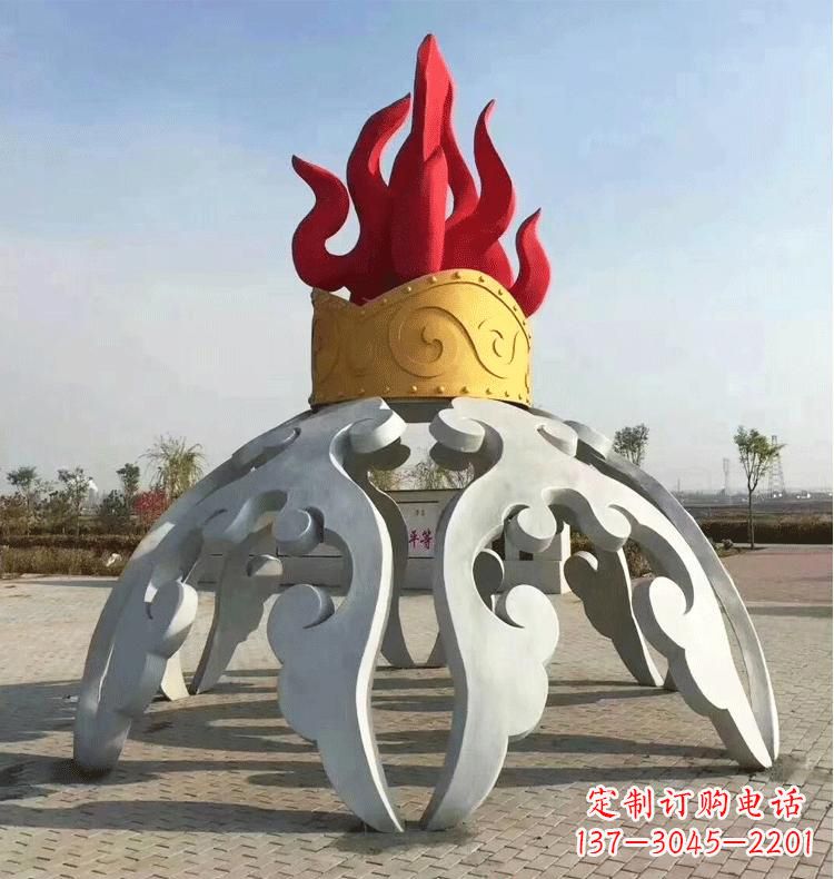 泰州不锈钢拱门雕塑精致而又充满艺术气息