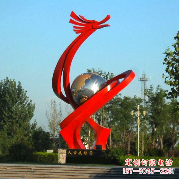 泰州不锈钢创意龙形景观雕塑——点缀城市园林公园广场