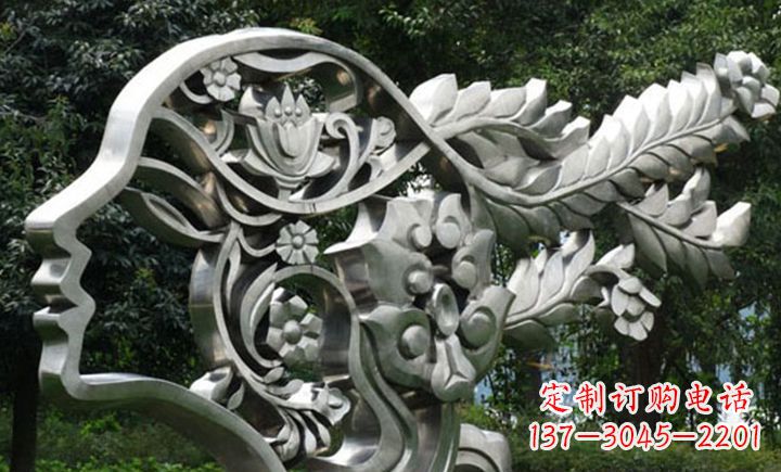 泰州不锈钢头像雕塑——精美绝伦