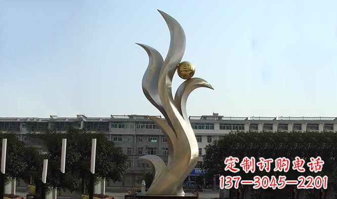 泰州精美不锈钢凤凰雕塑