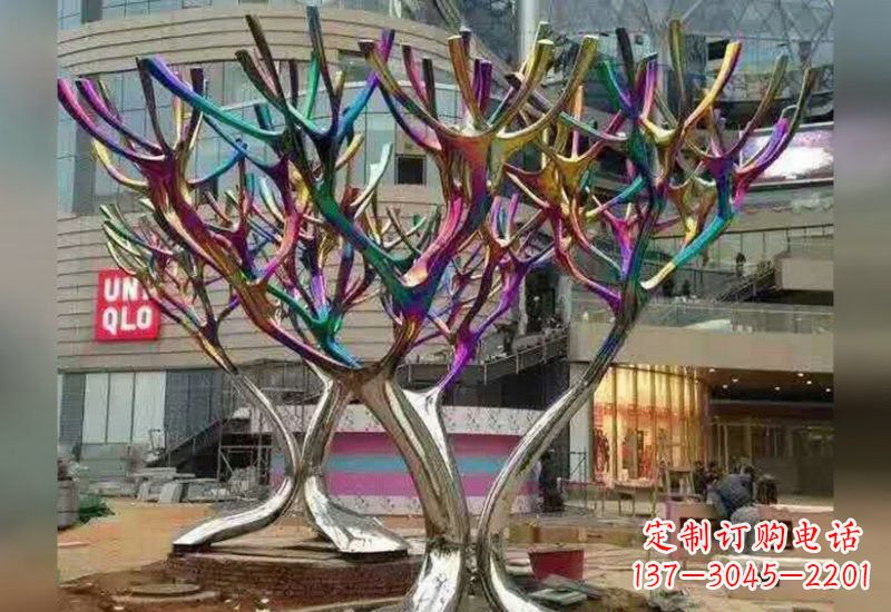 泰州不锈钢树枝雕塑自然的美丽