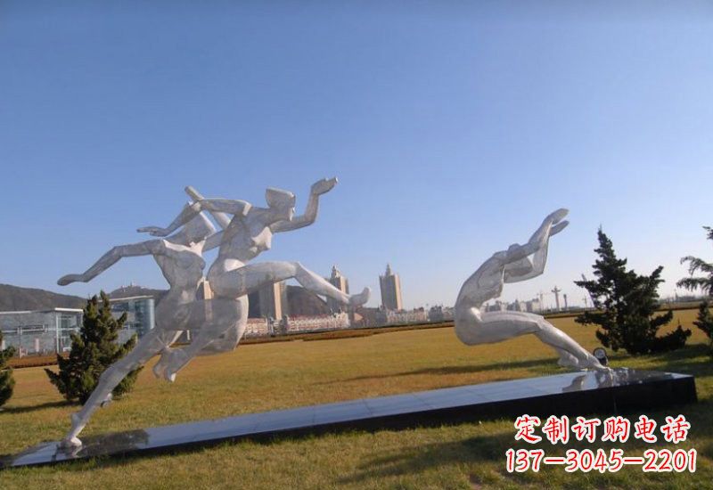 泰州不锈钢运动员雕塑