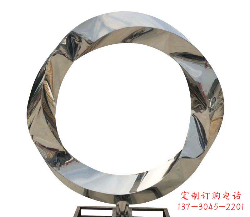 泰州不锈钢圆环雕塑——精美而优雅