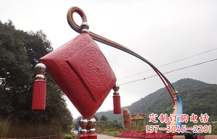 泰州精美不锈钢拱门雕塑